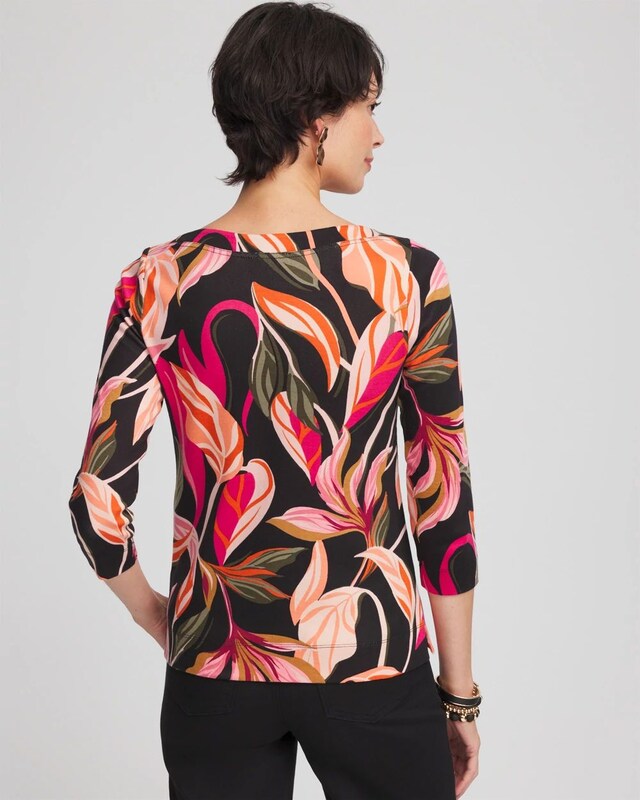 Orchid 3/4 Sleeve Tee - image 3